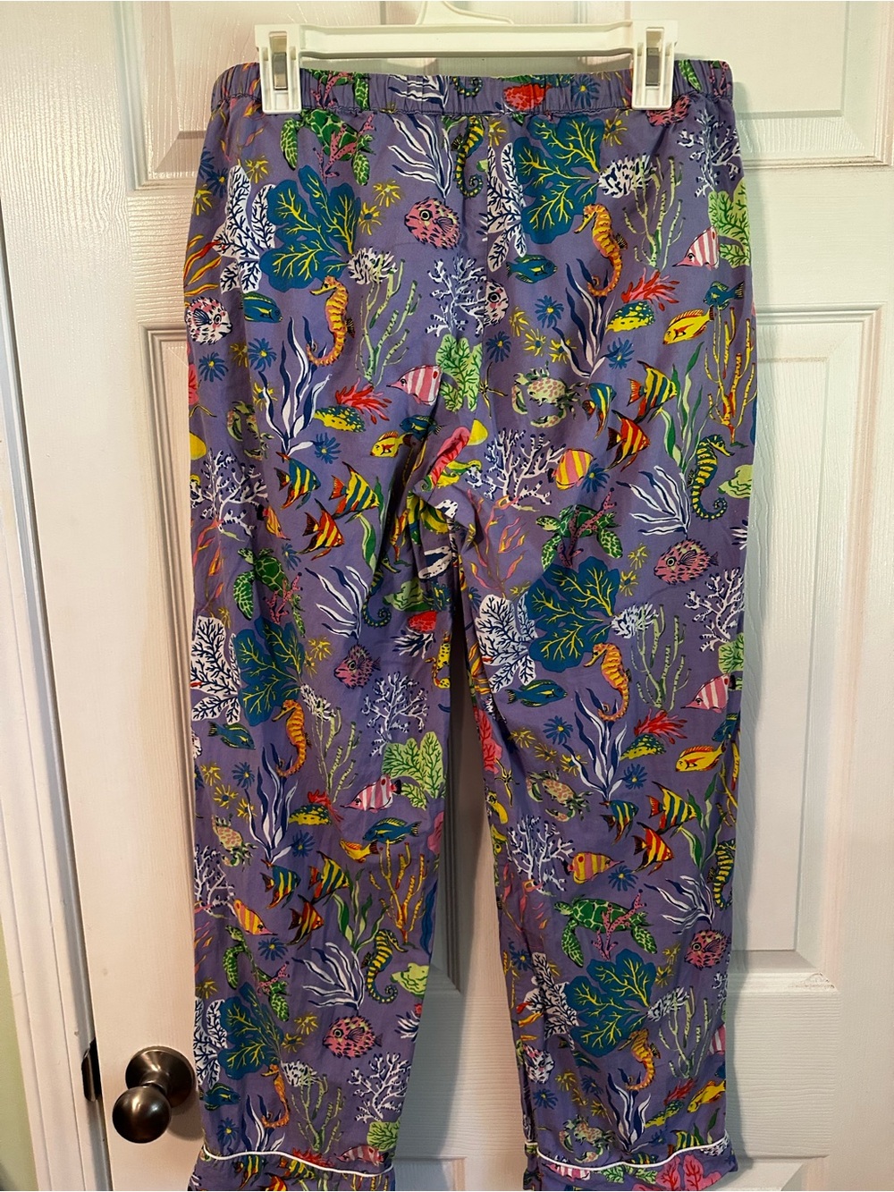 Printfresh Purple Ocean-Print Short-Sleeve Pajama Set - Picture 6 of 9